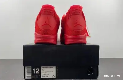 Jordan Red Flyknit Retro 4 0616